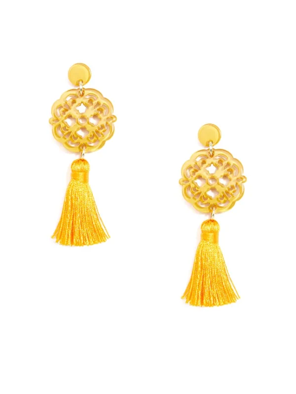 Allure Tassel Drop Earring | ZENZII Discount