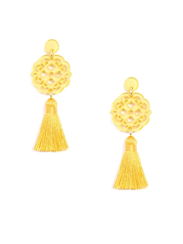 Allure Tassel Drop Earring | ZENZII Discount