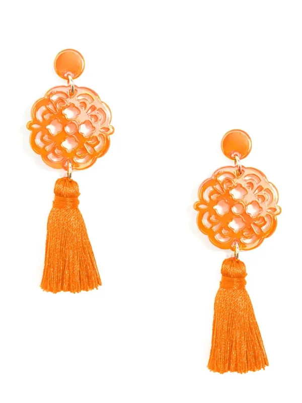 Allure Tassel Drop Earring | ZENZII Discount