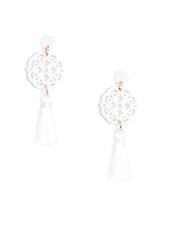 Allure Tassel Drop Earring | ZENZII Discount