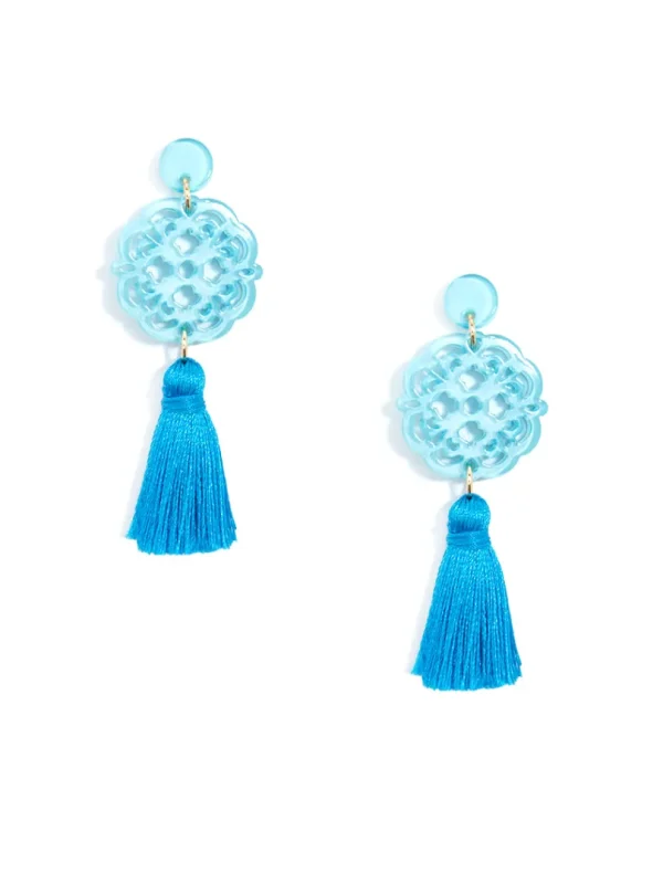 Allure Tassel Drop Earring | ZENZII Discount