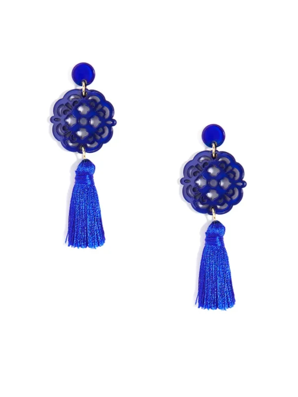 Allure Tassel Drop Earring | ZENZII Discount
