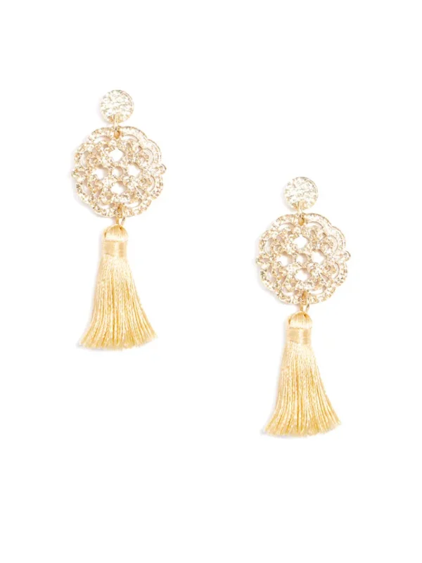 Allure Tassel Drop Earring | ZENZII Discount