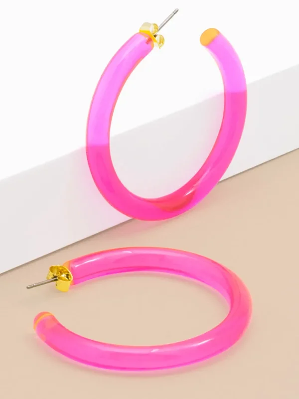 Amber Hoop Earring | ZENZII Sale