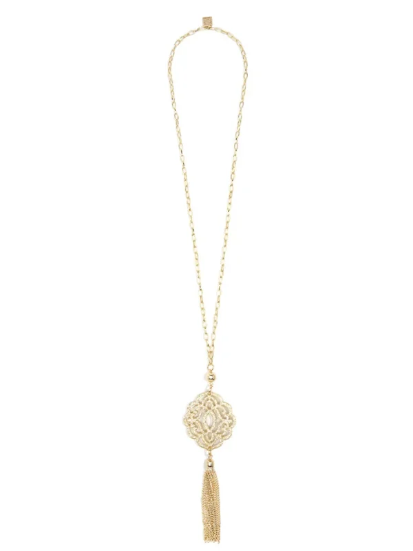 Baroque Tassel Necklace | ZENZII Outlet