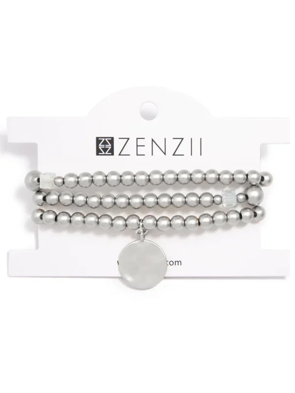 Beaded Metallic Layers Wrap Bracelet | ZENZII Best