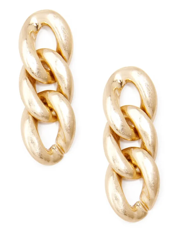 Camilla Curb Chain Drop Earring | ZENZII Online