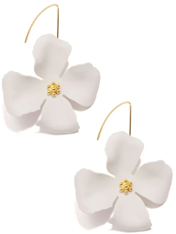 Camilla Floral Threader Earring | ZENZII Discount