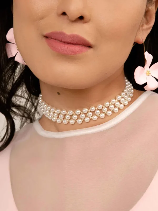 Camilla Floral Threader Earring | ZENZII Discount