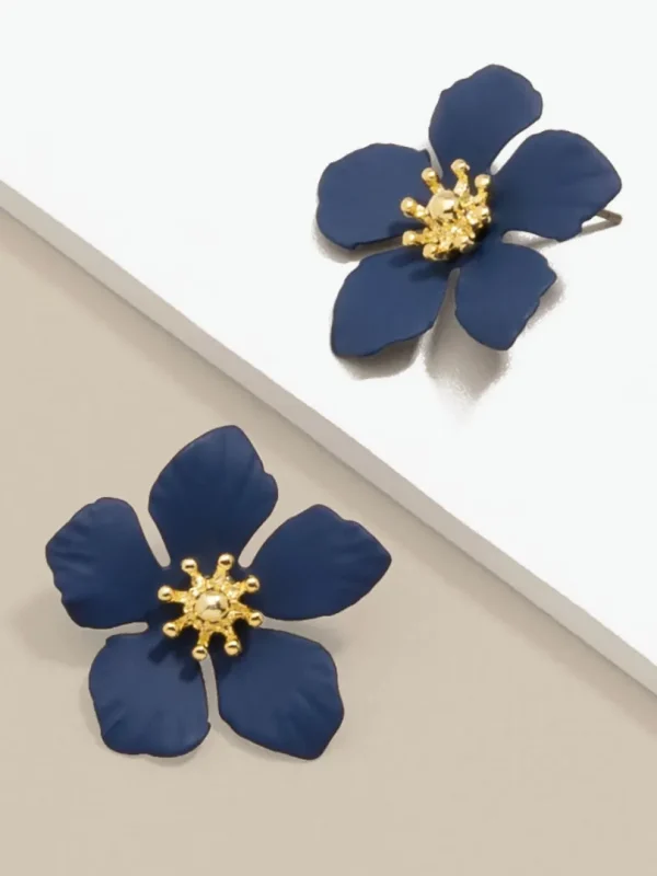 Eve Flower Stud Earring | ZENZII Discount