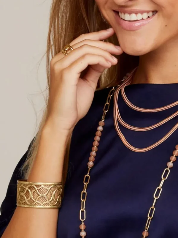 Fenced In Cuff Bracelet | ZENZII Outlet
