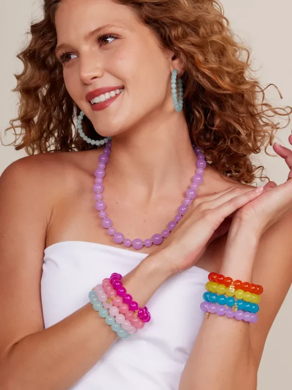 Layla Beaded Hoop Earring | ZENZII Fashion