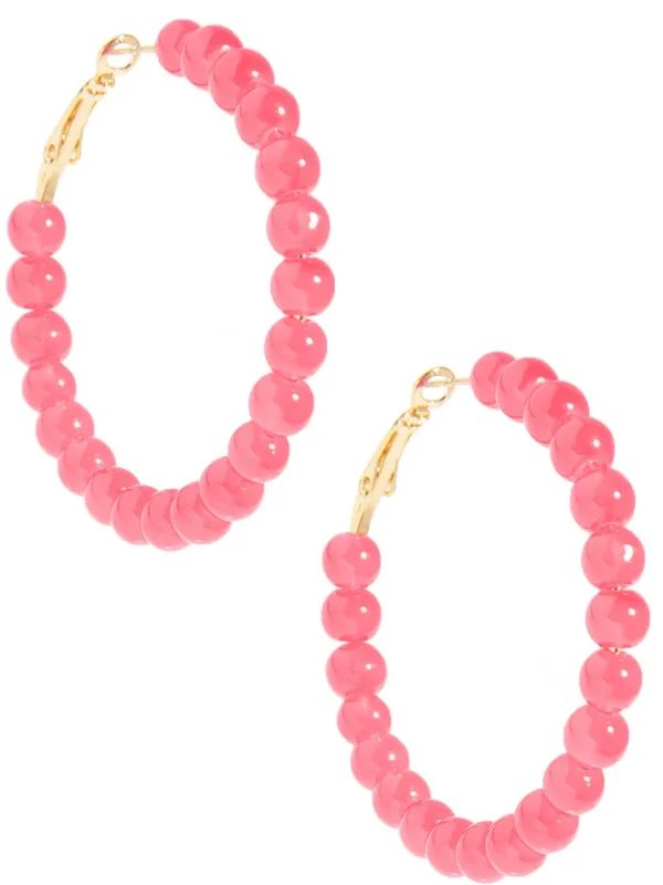 Layla Beaded Hoop Earring | ZENZII Fashion