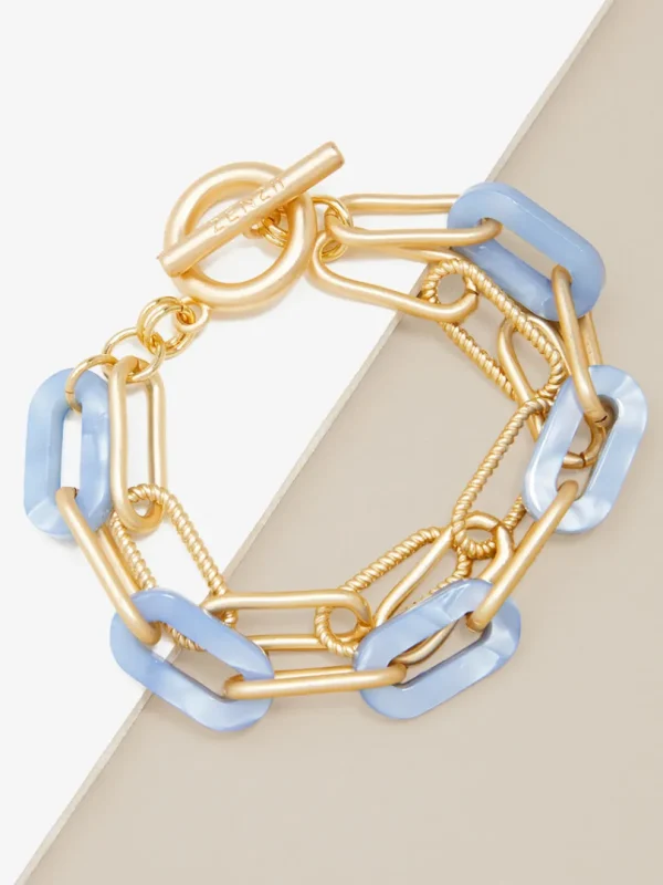 Lenna Layered Links Bracelet | ZENZII Discount