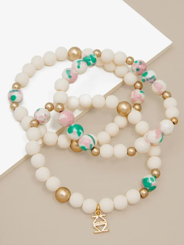 Nora Three Strand Beaded Bracelet | ZENZII Best