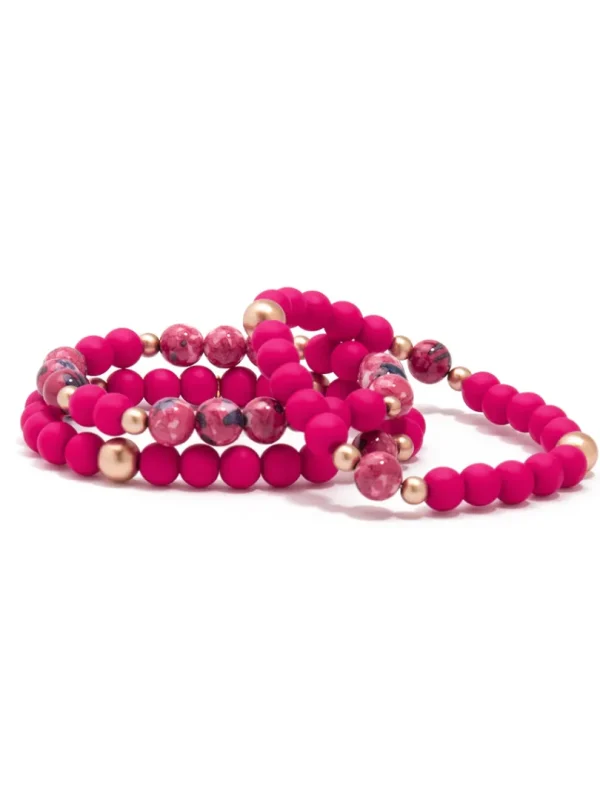 Nora Three Strand Beaded Bracelet | ZENZII Best
