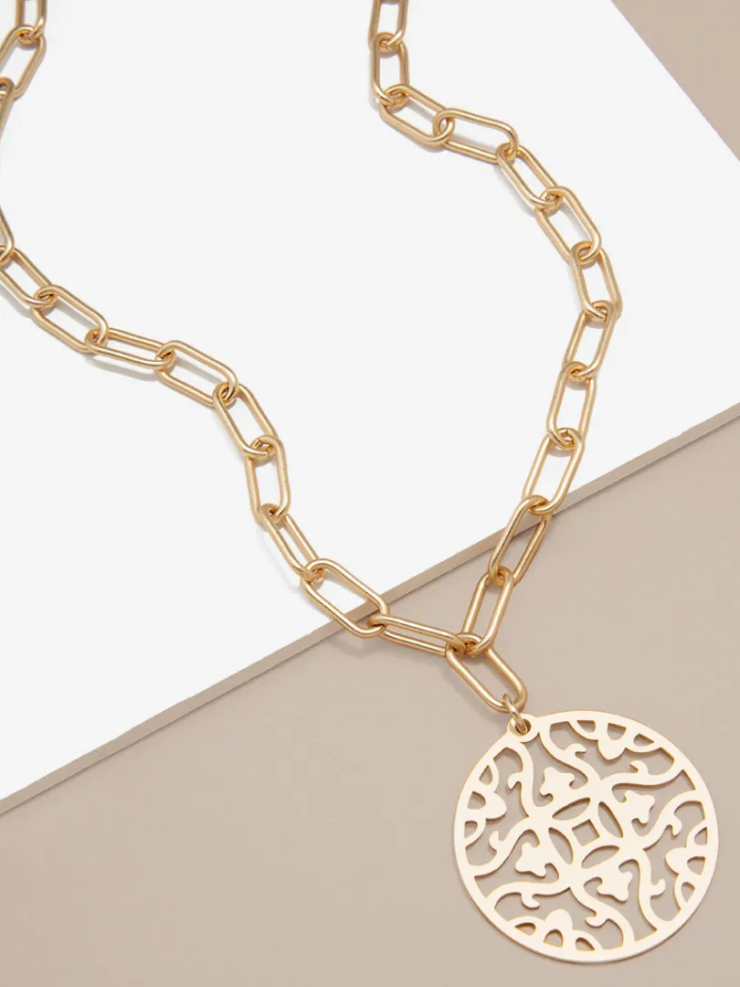 rising_sun_pendant_chain__0.webp Rising Sun Pendant Chain Necklace | ZENZII Clearance