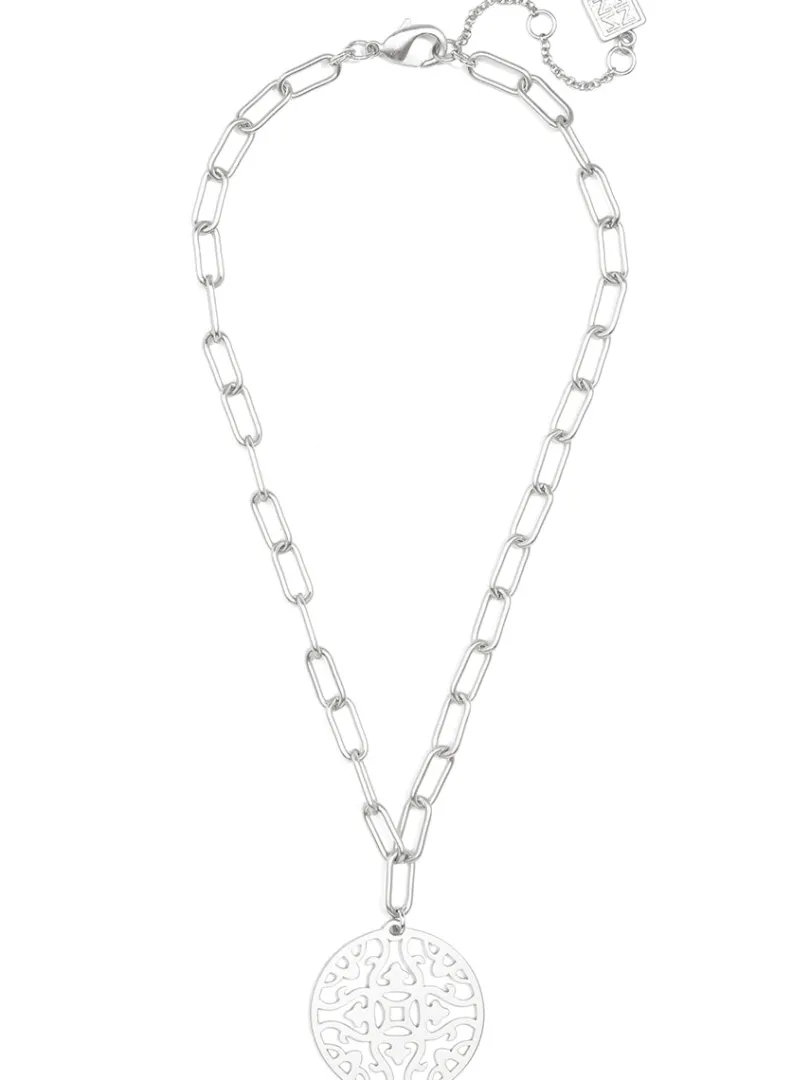 rising_sun_pendant_chain__2.webp Rising Sun Pendant Chain Necklace | ZENZII Clearance