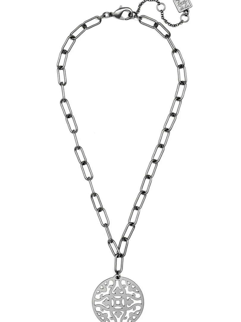 rising_sun_pendant_chain__3.webp Rising Sun Pendant Chain Necklace | ZENZII Clearance