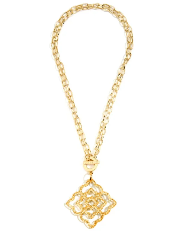 Rose Pendant Necklace | ZENZII Hot