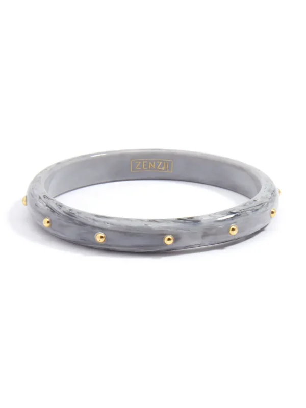 Studded Rebel Bangle Bracelet | ZENZII Fashion