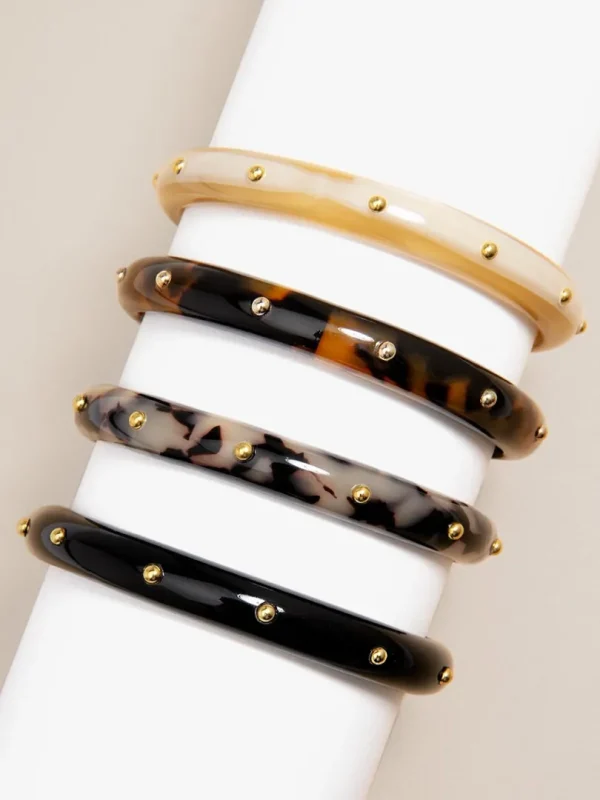 Studded Rebel Bangle Bracelet | ZENZII Fashion