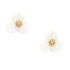 Tortoise Lotus Stud Earring | ZENZII Fashion