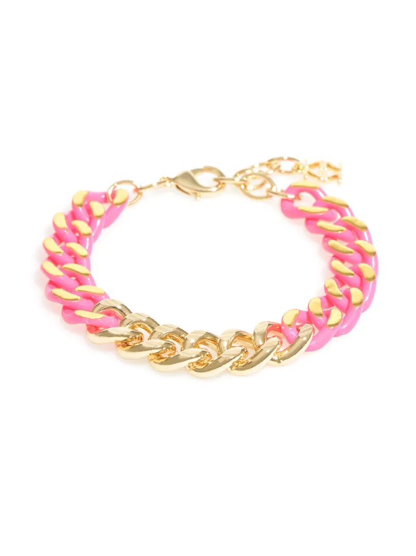 Touch Of Color Chain Bracelet | ZENZII Hot