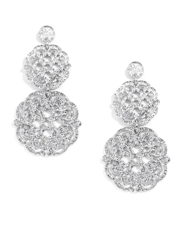 Two Fold Resin Emblem Drop Earring | ZENZII Fashion